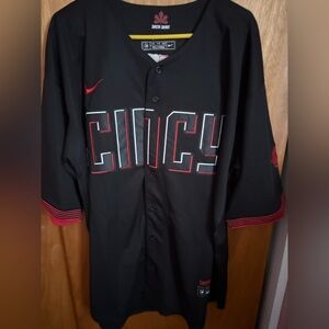 Size 3X Cincinnati Reds De La Cruz alternate jersey